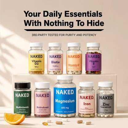 Daily Vitamin C Supplement | Naked Vitamin C - 90 Capsules