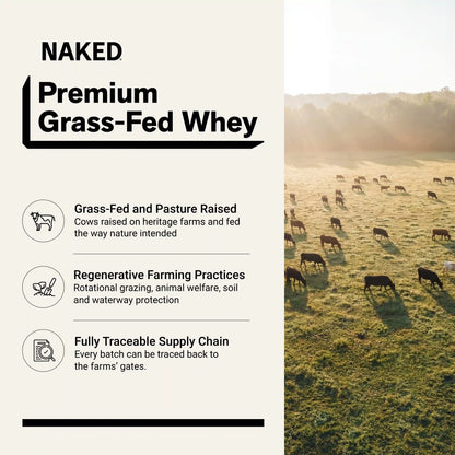 Strawberry Whey Protein Powder | Naked Strawberry Whey - 2LB