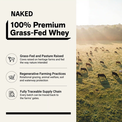 Grass Fed Whey Protein Powder | Naked Whey - 2LB